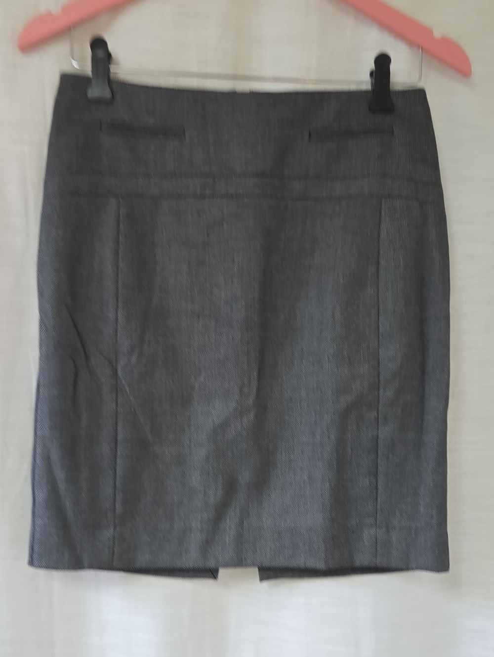 Express Charcoal Gray Pencil Skirt